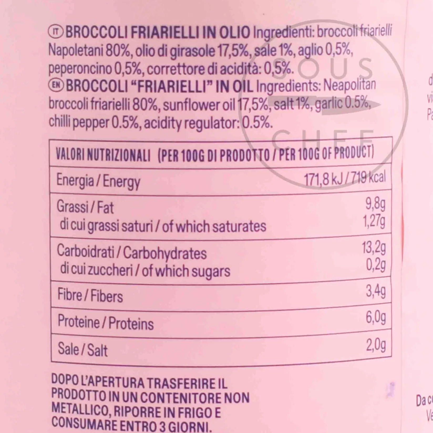 New Neopolitan Friarielli Broccoli in Oil, 800g Italian Ingredients|Vegetables