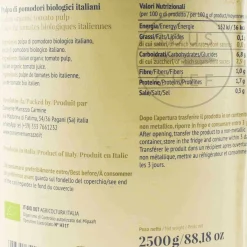 Sale Organic Chopped Tomatoes, 2.5kg Italian Ingredients|Vegetables