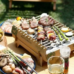 Hot CasusGrill Disposable Eco BBQ Picnicware|Food Smokers