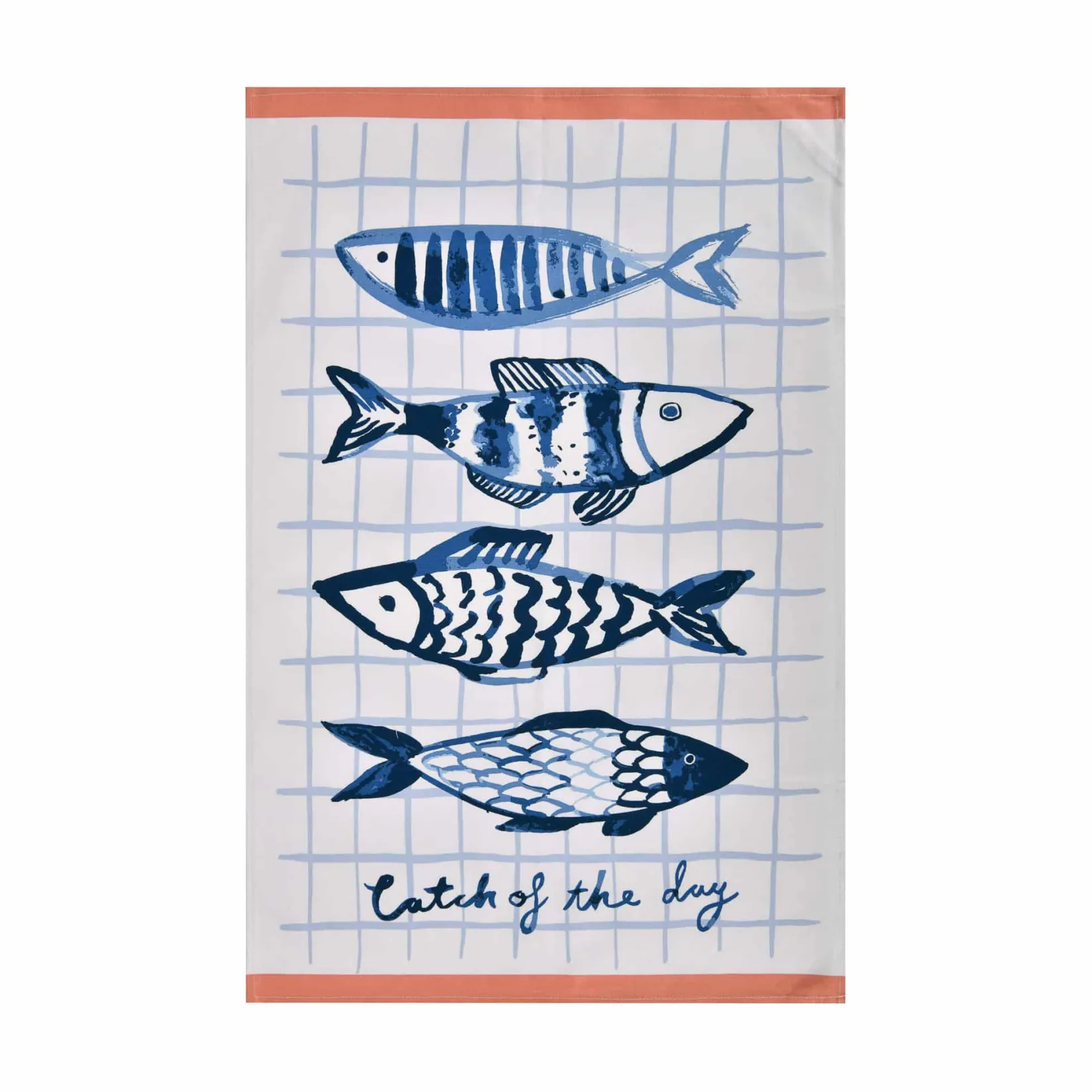 Best Catch of the Day Fish Tea Towel Kitchen Textiles & Clothing