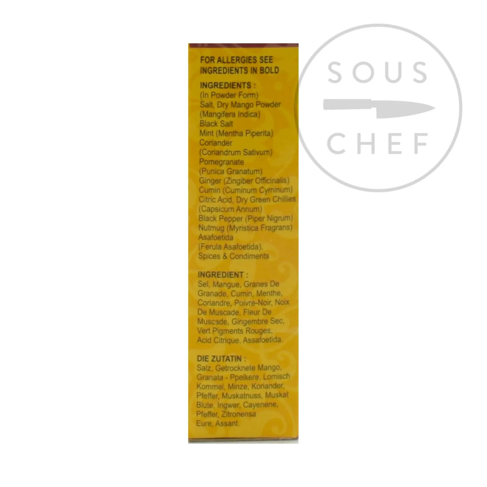 Hot Chaat Masala , 100g Indian Ingredients|Herbs & Spices