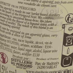 Outlet Cherry Rocher Plum Ratafia Aperitif, 700ml French Ingredients|Drinks