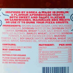 New Korean BBQ Sauce, 350g Ingredients Brands|Sauces & Condiments