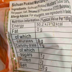 Discount Chinese Preserved Mustard Zha Cai, 370g Ingredients Brands|Chinese Ingredients