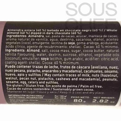 Best Dark Chocolate Covered Toasted Almonds, 80g Ingredients Brands|Chocolate & Sweets