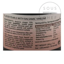 New Balsamic Vinegar Flavour Pearls French Ingredients|Balsamic Vinegar