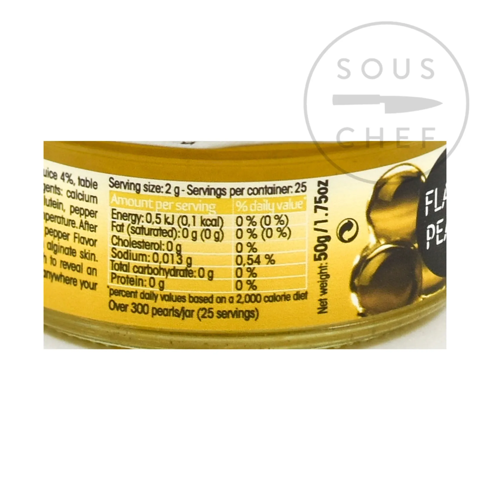 Hot Lemon & Pepper Flavour Pearls French Ingredients|Baking Ingredients