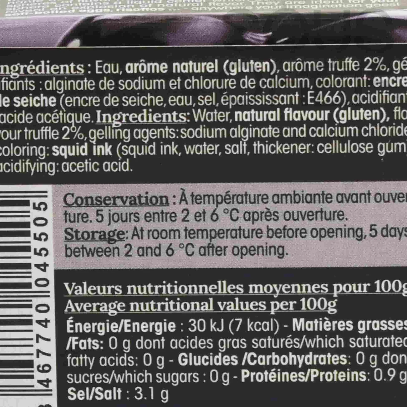 New Truffle Flavour Pearls, 50g Ingredients Brands|French Ingredients