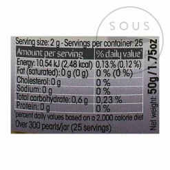 Outlet White Balsamic and Black Truffle Flavor Pearls Ingredients Brands|French Ingredients