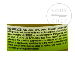 Yuzu Flavour Pearls French Ingredients|Baking Ingredients