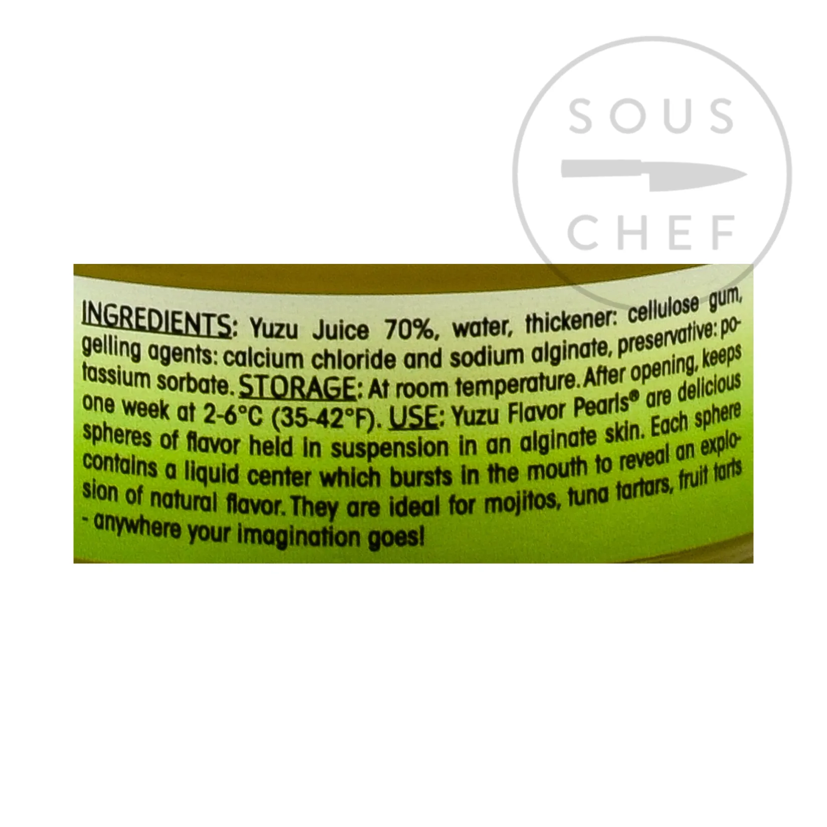 Yuzu Flavour Pearls French Ingredients|Baking Ingredients