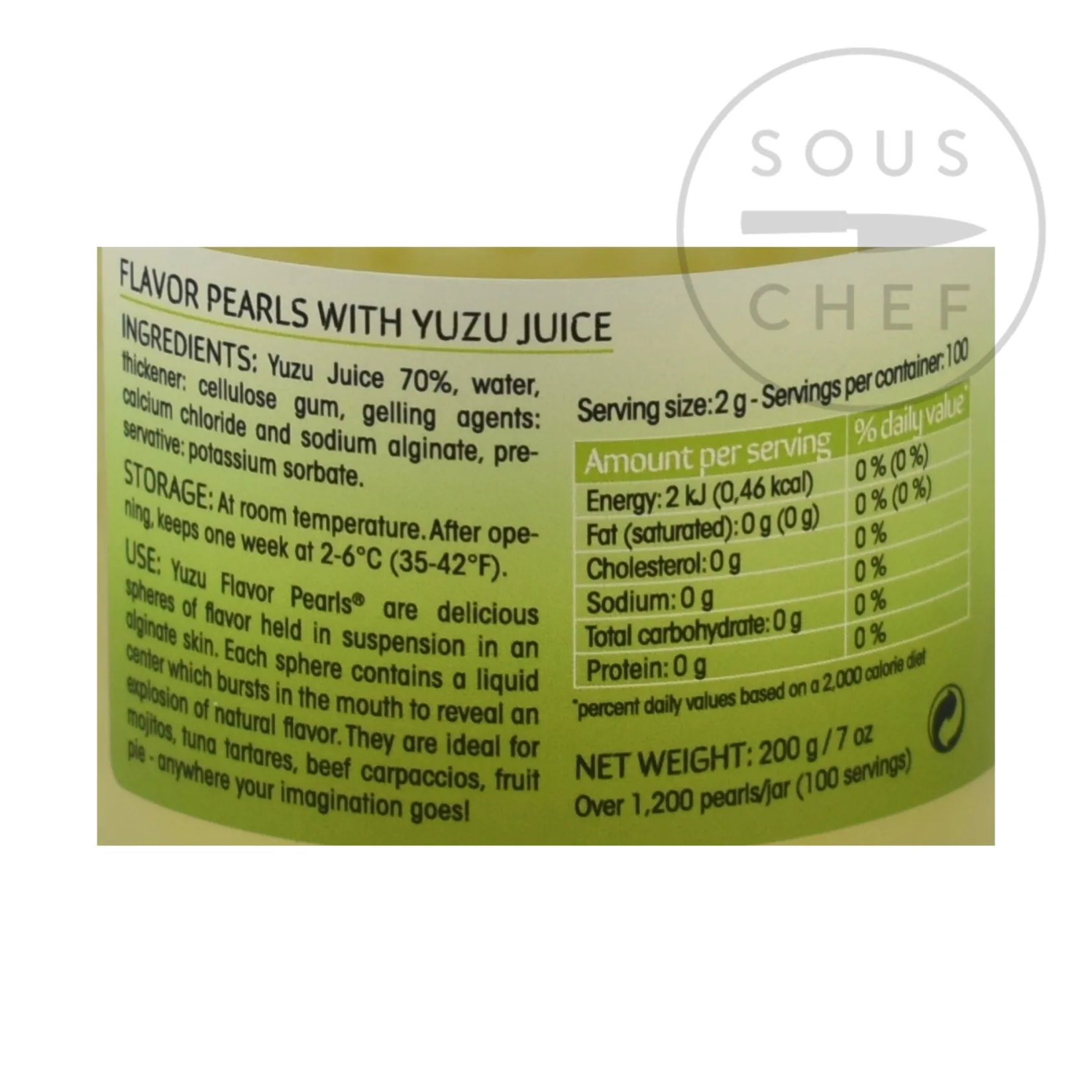 Yuzu Flavour Pearls French Ingredients|Baking Ingredients