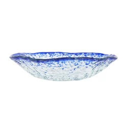 Discount Cobalt Blue Rim Glass Bowl, 17.5cm Crockery & Dinnerware|Bowls
