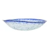 Best Cobalt Blue Rim Glass Serving Bowl, 25cm Crockery & Dinnerware|Bowls