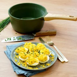 Lightweight Non-Stick Green Mini Saucepan, 16cm, BPA-Free Pots & Pans