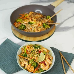 New Lightweight Non-Stick Frying Pan, Taupe, BPA Free Pots & Pans