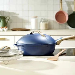 Outlet Lightweight Non-Stick Blue Fabulous Pan, 28cm, BPA-Free Pots & Pans