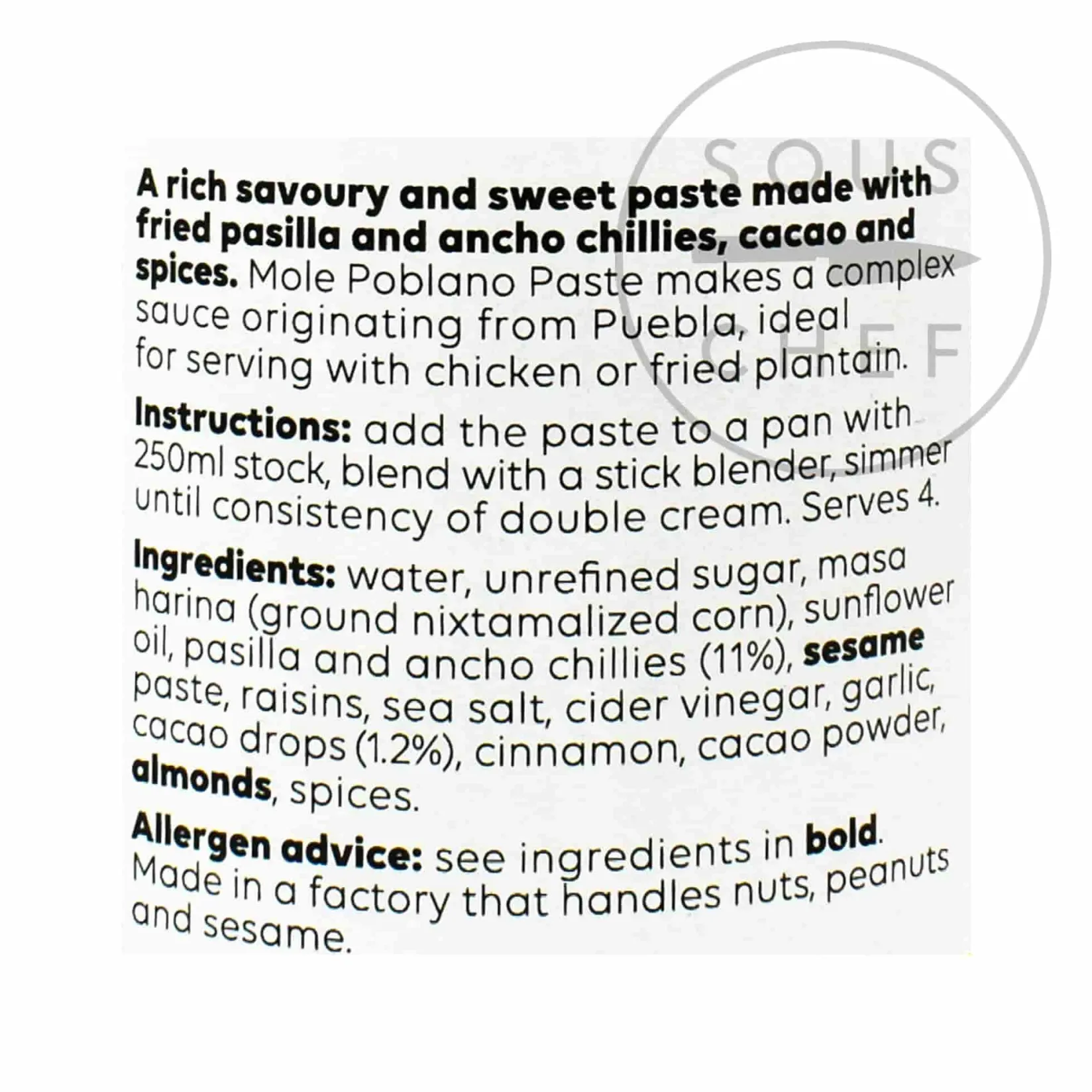 Best Mole Poblano Paste, 190g Mexican Ingredients|Sauces & Condiments