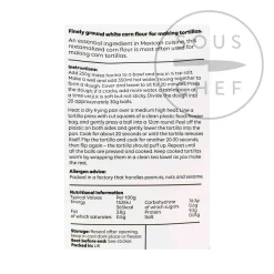 New White Masa Harina, 500g Mexican Ingredients|Baking Ingredients