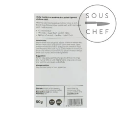 New Whole Pasilla Chillies, 50g Mexican Ingredients|Herbs & Spices