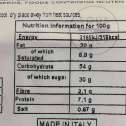 Hot Crunchy Cannoli with Gianduja Cream, 200g Ingredients Brands|Cakes & Bakery