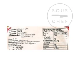 Discount Crushed Chilli Flakes, 100g Chinese Ingredients|Herbs & Spices