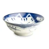 Online Dark Blue Lucky Cat Japanese Ramen Bowl, 21cm Japanese Ingredients|Crockery & Dinnerware