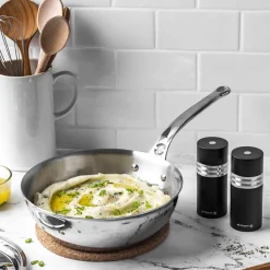 Outlet Affinity Stainless Steel Curved Saute Pan Pots & Pans