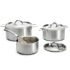 Best Alchimy 3 Piece Cookware Set with Lids Pots & Pans