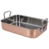 Best Copper & Stainless Steel Roasting Tin, 35cm x 25cm Pots & Pans|Baking Supplies & Equipment