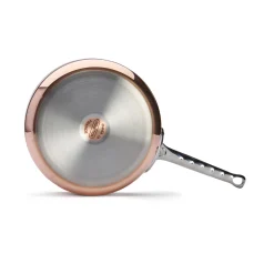 Outlet Prima Matera Copper Saute Pan with Stainless Steel Handle, 24cm Pots & Pans