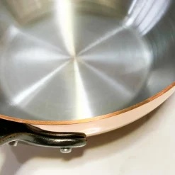 Clearance Prima Matera Induction-Compatible Copper Saute Pan - Conical French Ingredients|Pots & Pans