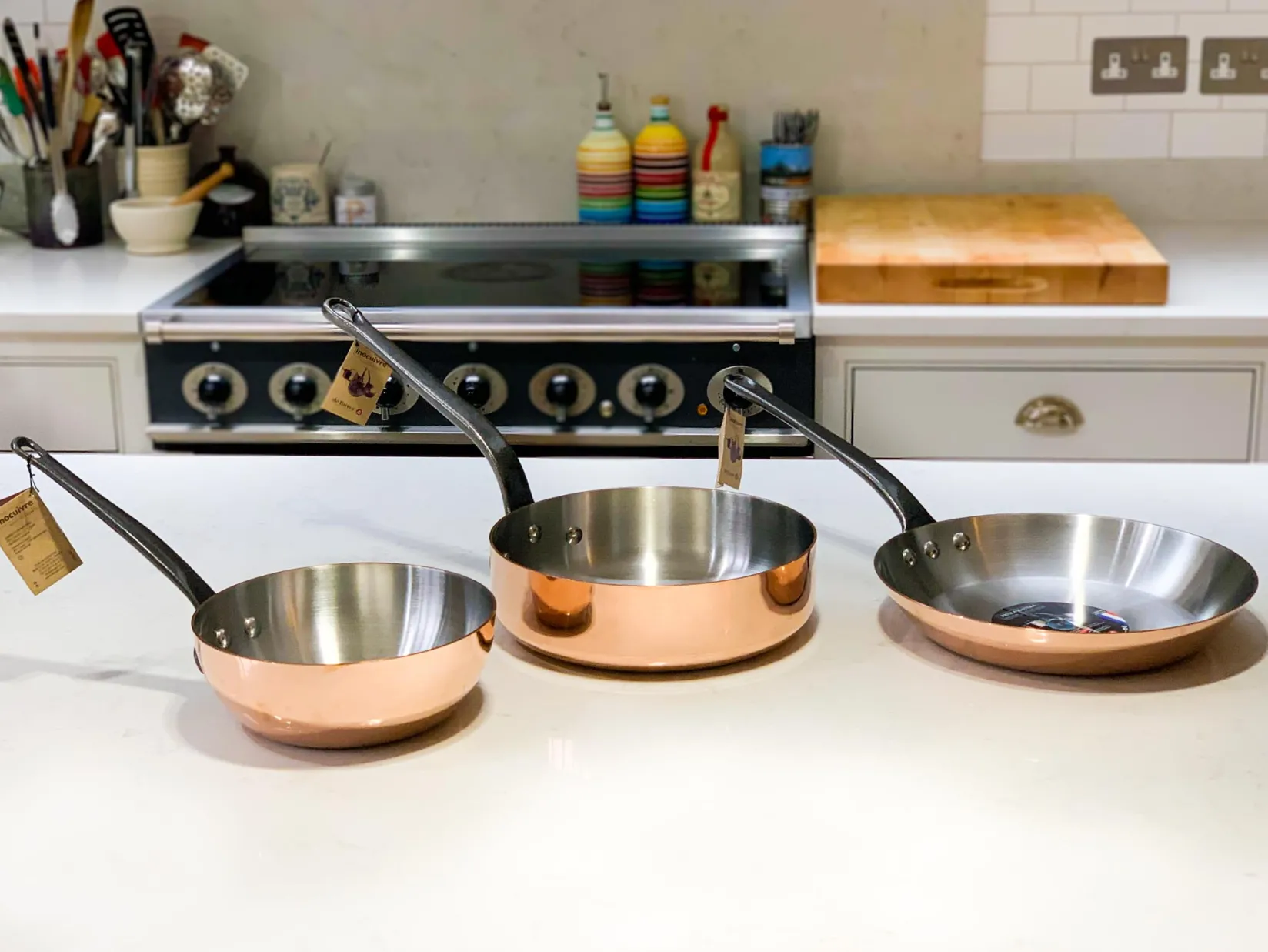 Prima Matera Induction-Compatible Copper Frying Pan French Ingredients|Pots & Pans