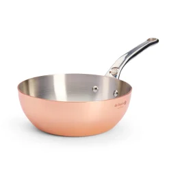 Clearance Prima Matera Induction Copper Saucier with Stainless Steel Handle, 20cm Pots & Pans