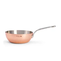 Clearance Prima Matera Induction Copper Saucier with Stainless Steel Handle, 20cm Pots & Pans