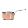 Prima Matera Induction Copper Saucepan with Stainless Steel Handle Pots & Pans