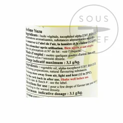 Online Concentrated Yuzu Flavour, 125ml Ingredients Brands|Baking Ingredients