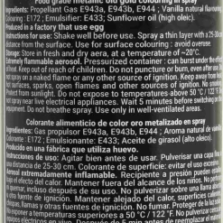 New Metallic Antique Gold Spray, 300ml Ingredients Brands|Baking Ingredients