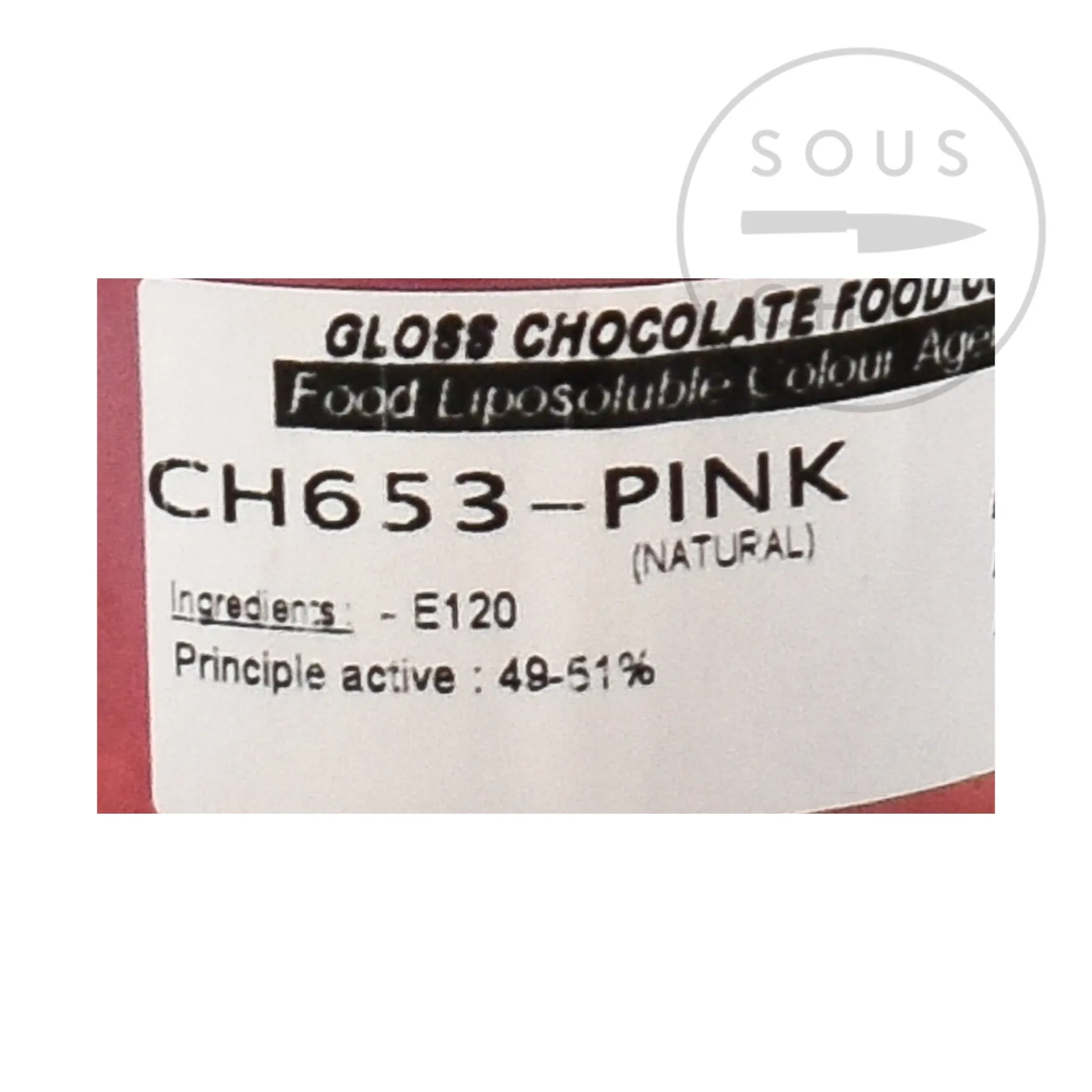 Online Natural Pink Gloss Food Colour For Chocolate, 20g Ingredients Brands|Chocolate & Sweets