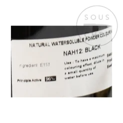 Sale Professional Natural Black Food Colour - Charcoal, 50g Ingredients Brands|Baking Ingredients
