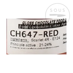 New Red Gloss Food Colour for Chocolate, 20g Ingredients Brands|Chocolate & Sweets