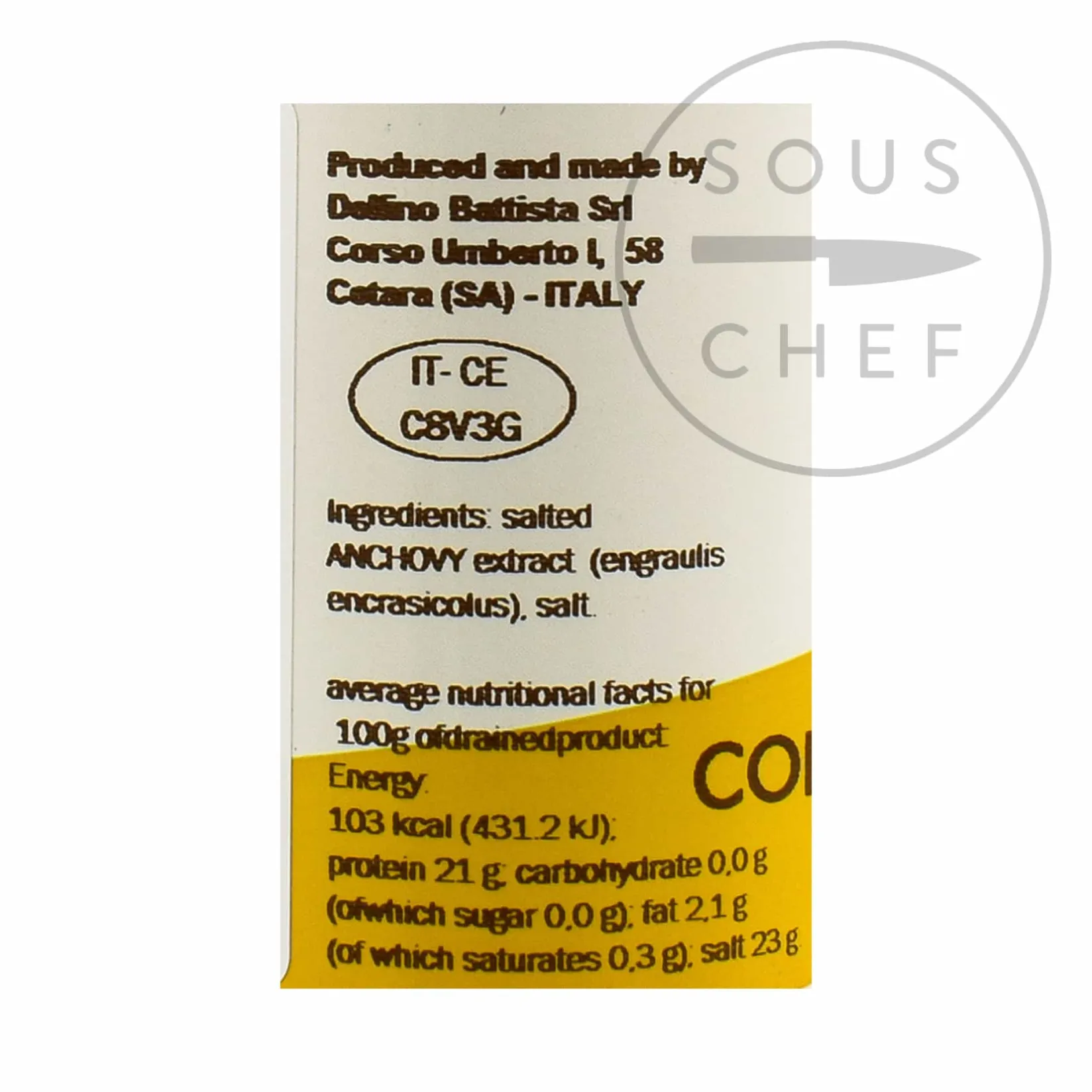 Clearance Colatura di Alici, 100ml Ingredients Brands|Italian Ingredients