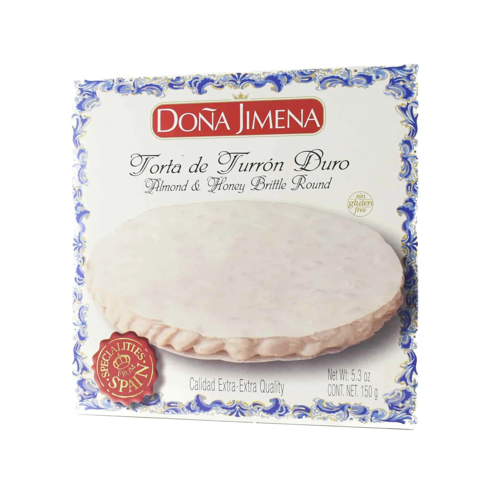 Hot Dona Jimena Turron Duro Round Cake, 150g Ingredients Brands|Spanish Ingredients