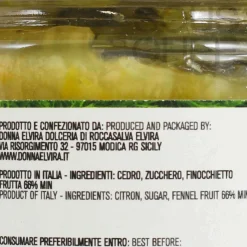 Hot Citron and Fennel Marmalade, 210g Italian Ingredients|Jam, Honey & Spreads