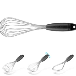 Online Black Flisk Folding Whisk Baking Supplies & Equipment