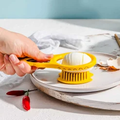 Best Yellow Eggler Egg Peeler and Slicer Kitchen Tools & Utensils