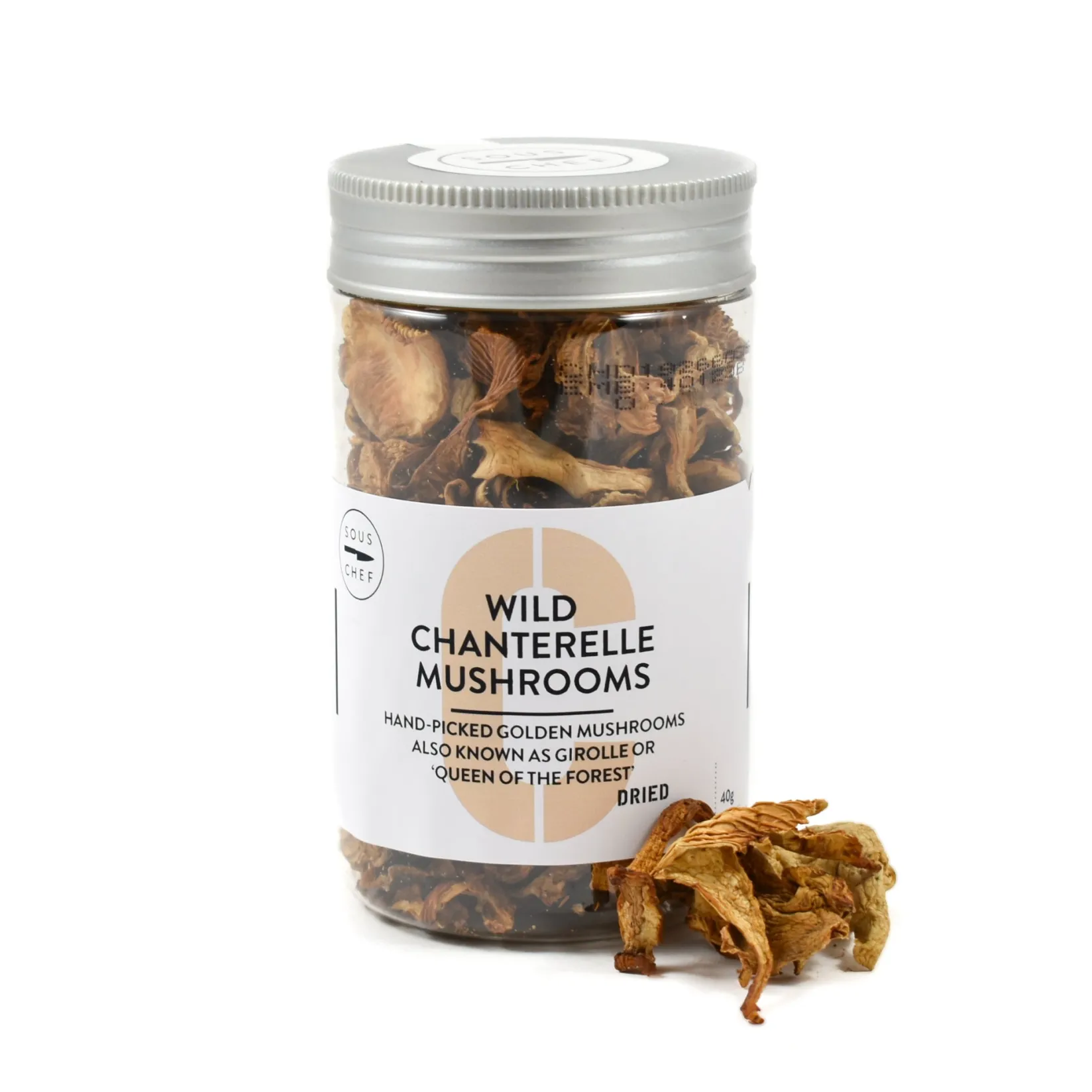 Online Dried Wild Chanterelle Mushrooms, 40g French Ingredients|Vegetables