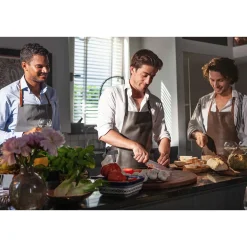 Online Canvas BBQ Apron in Grey-Green Kitchen Textiles & Clothing