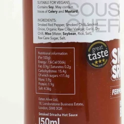 Sale Smoked Sriracha Hot Sauce, 150ml Ingredients Brands|Sauces & Condiments