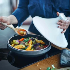 Sale Delight Black & White Ceramic Induction Tagine French Ingredients|Pots & Pans